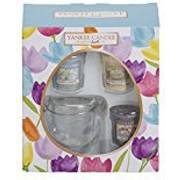 Yankee Candle 3 Votivkerzen mit Votivkerzenhalter, Geschenkset zu Ostern, 4/teilig Yankee Candle 3 Votivkerzen mit Votivkerzenhalter, Geschenkset zu Ostern, 4/teilig